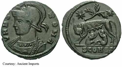 монета Древнего Рима