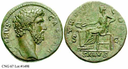 монета Древнего Рима