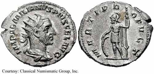 монета Древнего Рима