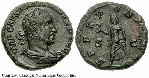 монета Древнего Рима