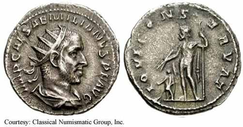 монета Древнего Рима