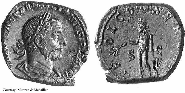 монета Древнего Рима