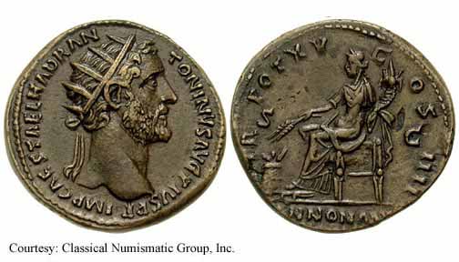 монета Древнего Рима