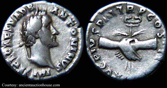 монета Древнего Рима