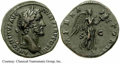 монета Древнего Рима