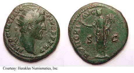 монета Древнего Рима