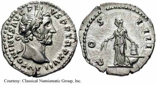 монета Древнего Рима