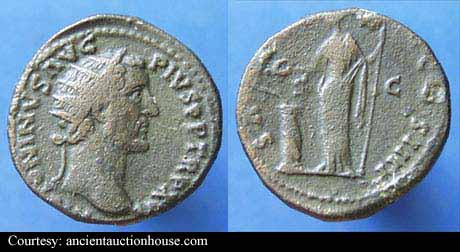 монета Древнего Рима