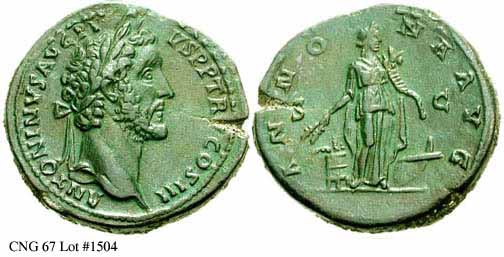 монета Древнего Рима