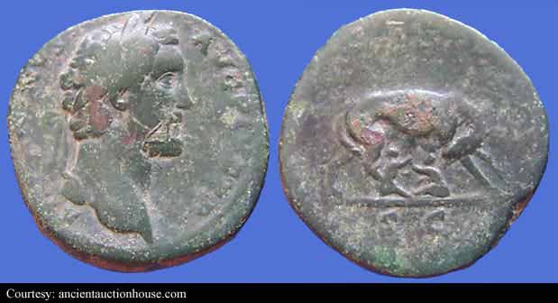 монета Древнего Рима