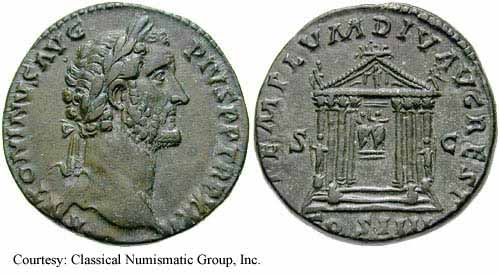 монета Древнего Рима