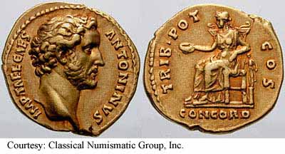 монета Древнего Рима