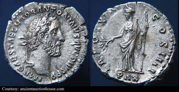 монета Древнего Рима