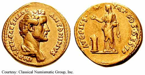 монета Древнего Рима