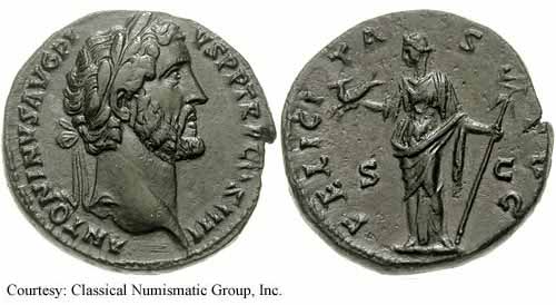 монета Древнего Рима