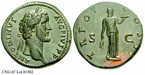 монета Древнего Рима