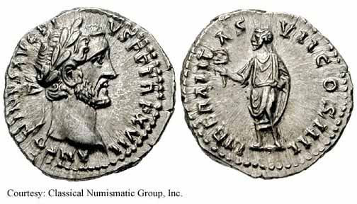 монета Древнего Рима