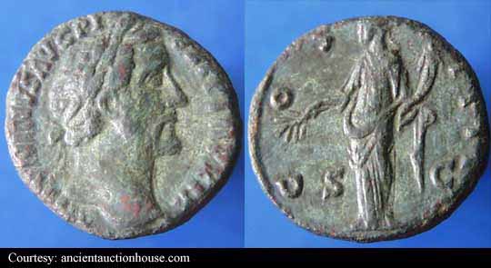 монета Древнего Рима