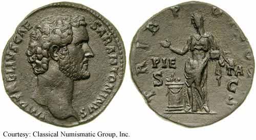 монета Древнего Рима