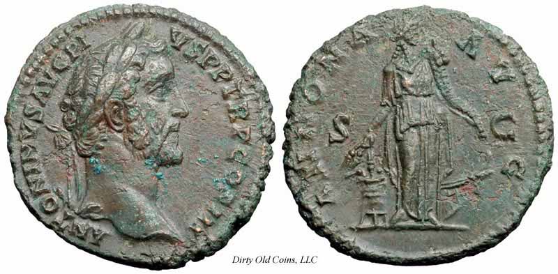 монета Древнего Рима