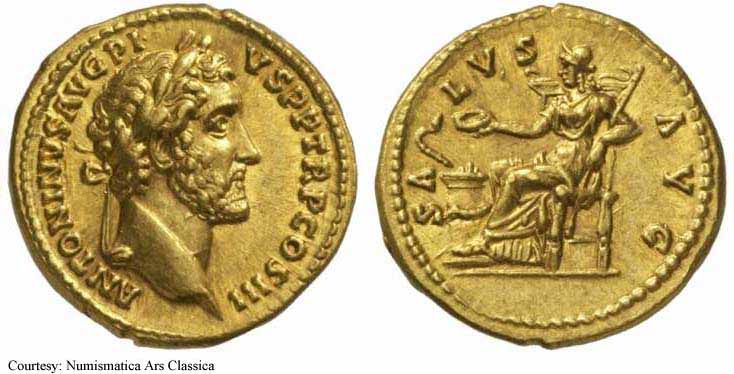 монета Древнего Рима