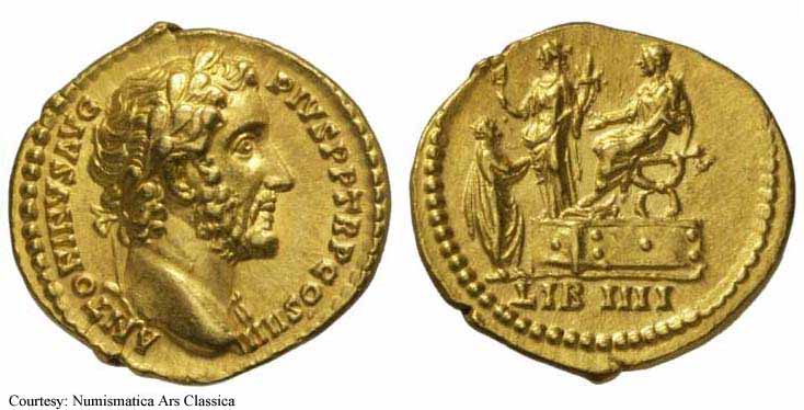 монета Древнего Рима