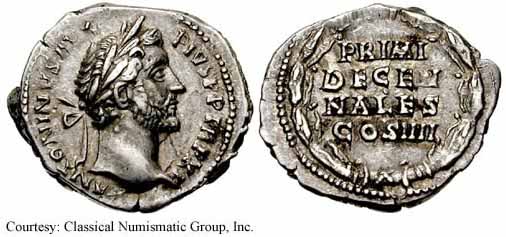 монета Древнего Рима