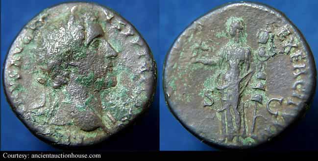 монета Древнего Рима