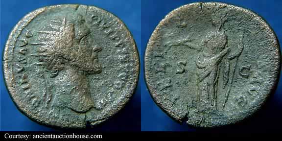 монета Древнего Рима