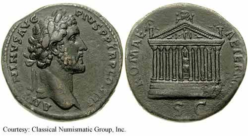 монета Древнего Рима