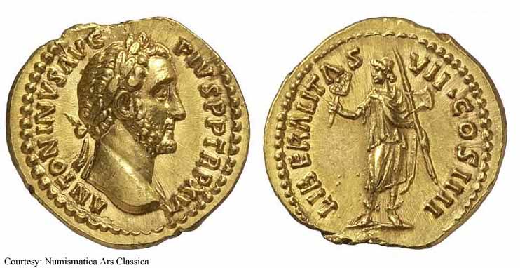 монета Древнего Рима