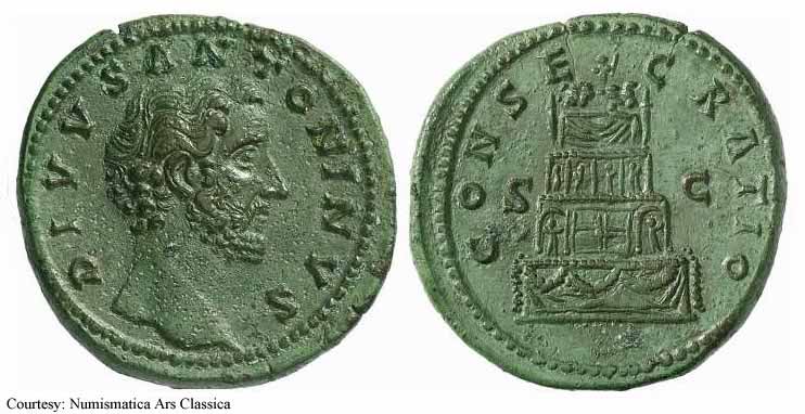 монета Древнего Рима