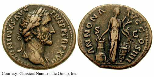 монета Древнего Рима