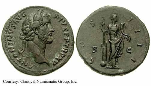 монета Древнего Рима