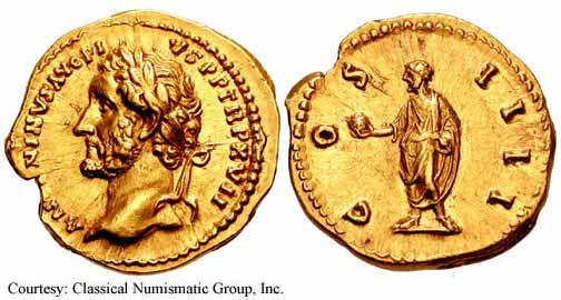 монета Древнего Рима