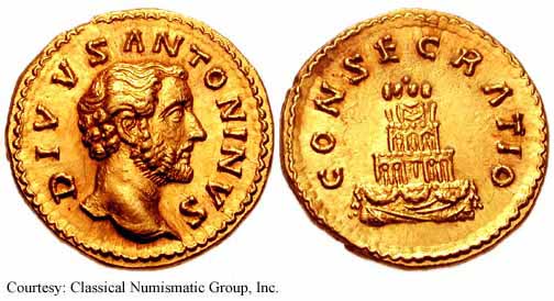 монета Древнего Рима