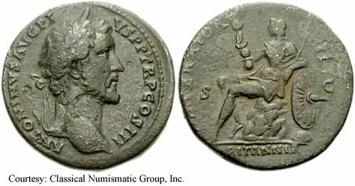 монета Древнего Рима