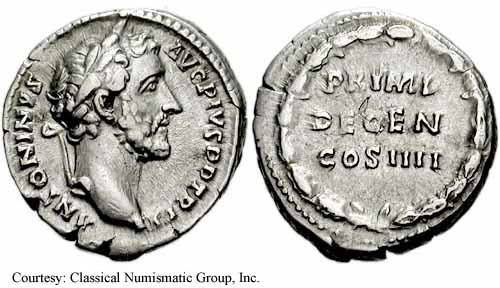 монета Древнего Рима