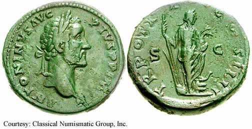 монета Древнего Рима