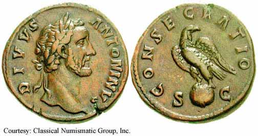 монета Древнего Рима