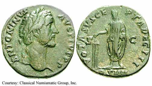 монета Древнего Рима