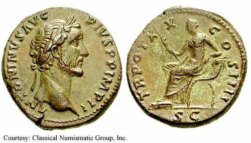 монета Древнего Рима