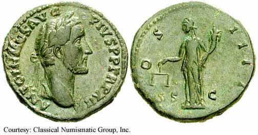 монета Древнего Рима