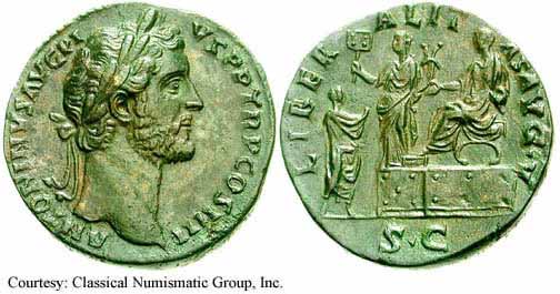 монета Древнего Рима