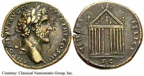 монета Древнего Рима