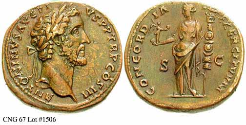 монета Древнего Рима