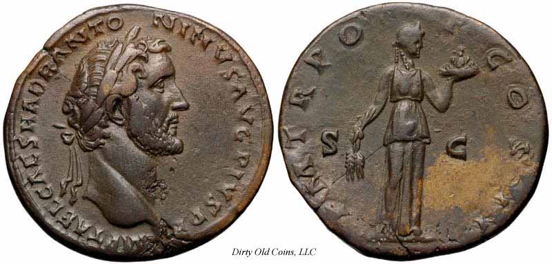 монета Древнего Рима