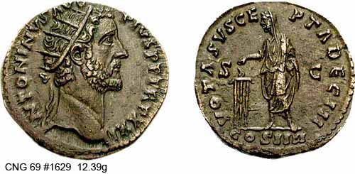 монета Древнего Рима