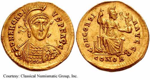 монета Древнего Рима