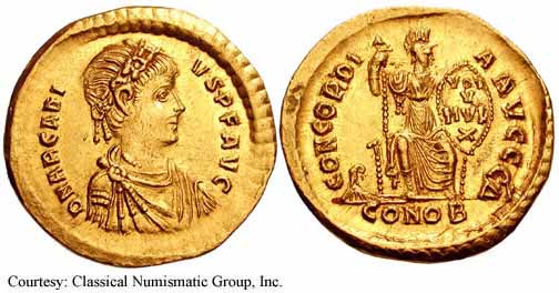 монета Древнего Рима